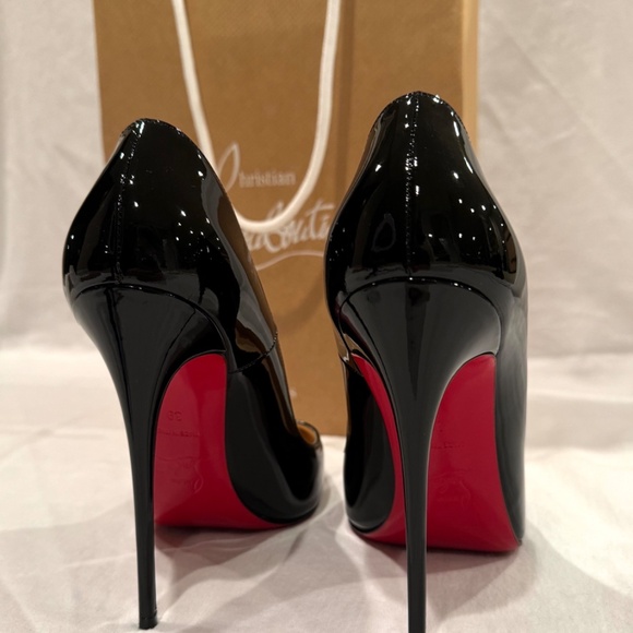 Christian Louboutin | So Kate - 120mm Pumps | Patent Calf Leather - Black - Picture 5 of 10
